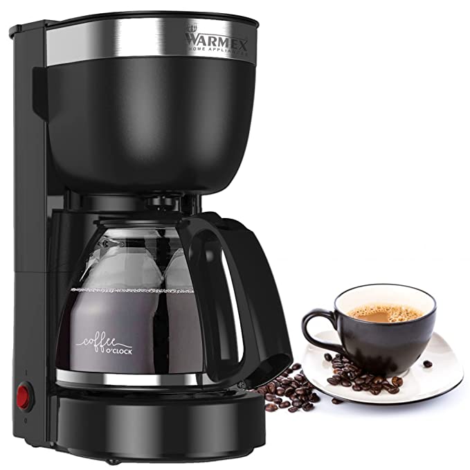 Warmex Home Appliances Coffee O'Clock Coffee Maker with Glass Carafe Warmex Home Appliances Coffee O'Clock Coffee Maker with Glass Carafe